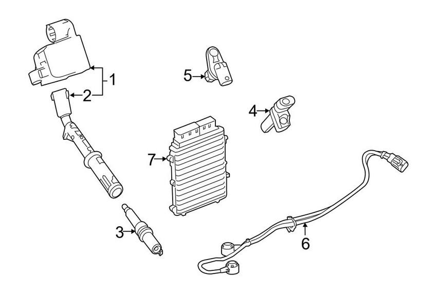 Mercedes Direct Ignition Coil 2769065400